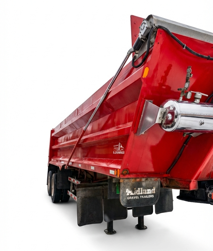 Dump trailer 2-axle